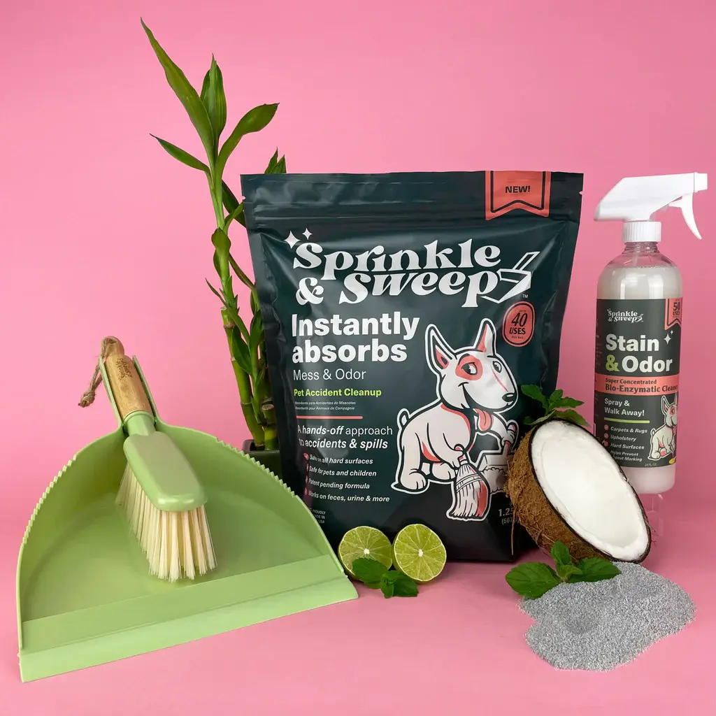 Sprinkle & Sweep Pet Accident Cleanup