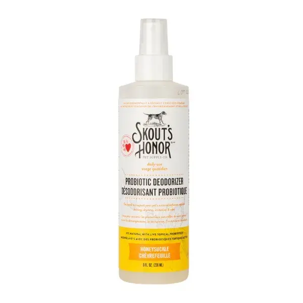 Honeysuckle Deodorizer: Refresh your pet's space with the sweet aroma of honeysuckle, eliminating odors naturally.