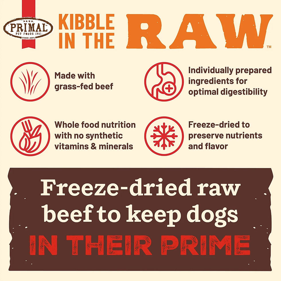 Thumbnail: Primal Kibble in the Raw Beef Recipe