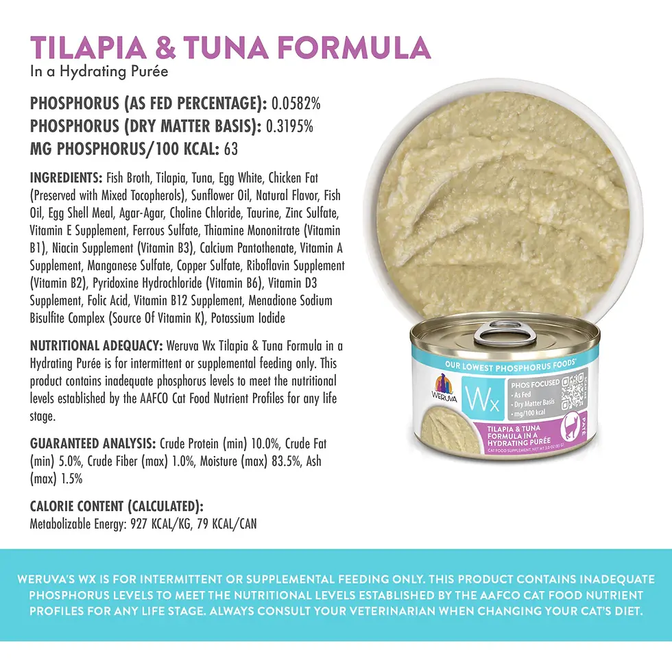 Thumbnail: Weruva Wx Tilapia & Tuna in a Hydrating Puree