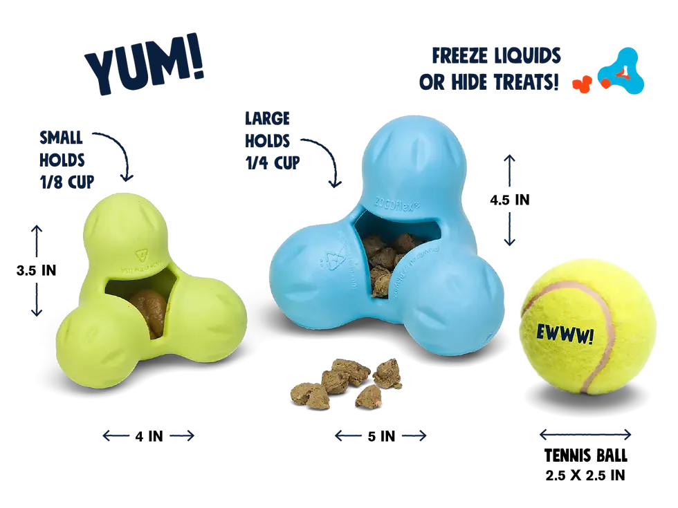 Thumbnail: West Paw Tux dog toy - an ultra-durable, versatile, and eco-friendly treat-dispensing toy designed for tough chewers