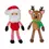Thumbnail: Fringe 'Friends at Frost Sight' 2-piece dog toy set featuring a snowman and winter-themed plush toys for dogs.