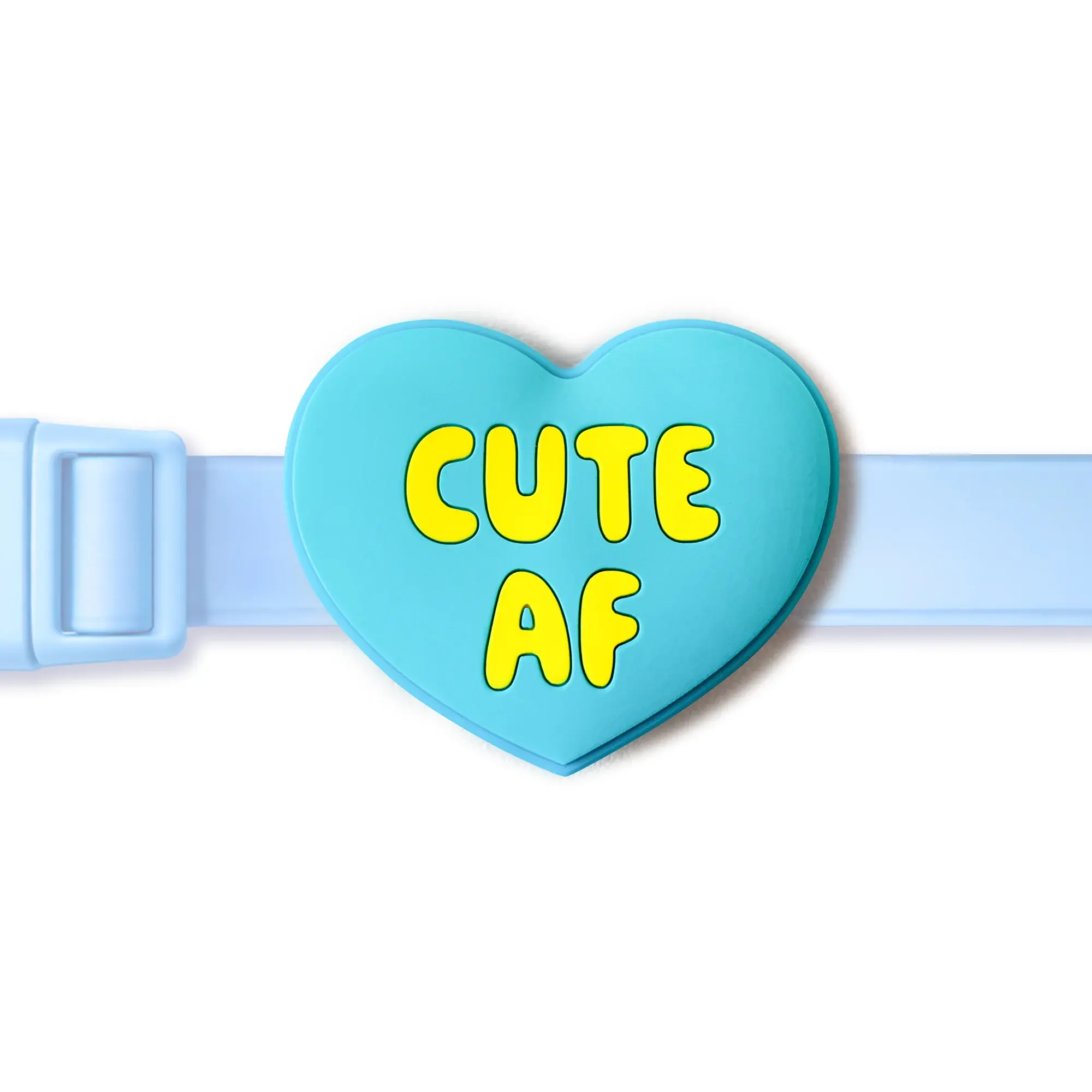Jiby 'Blue Cute AF' Dog Charm