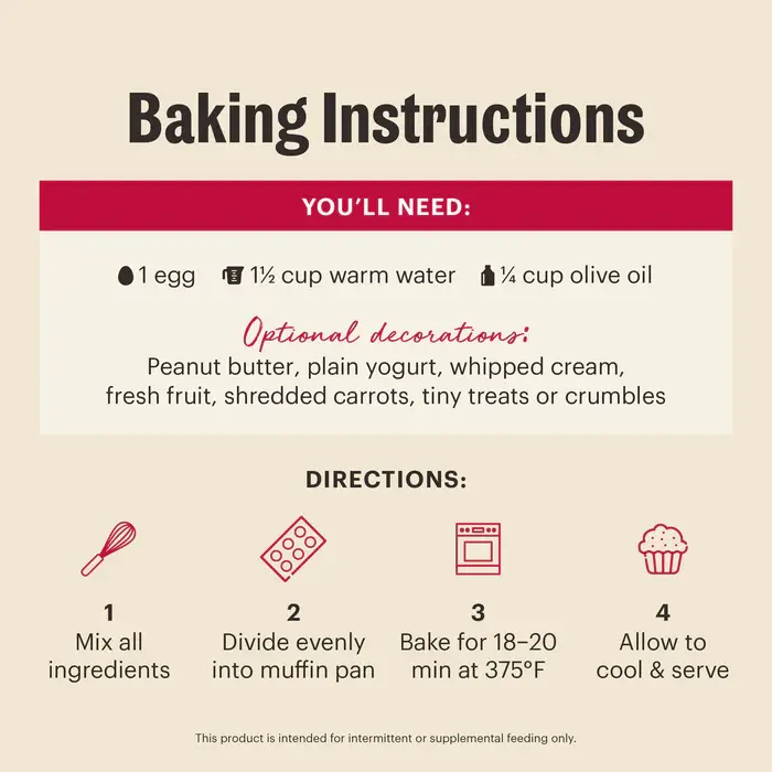 Thumbnail: Honest Kitchen Muffin Mix made with Chicken, Apples & Cinnamon