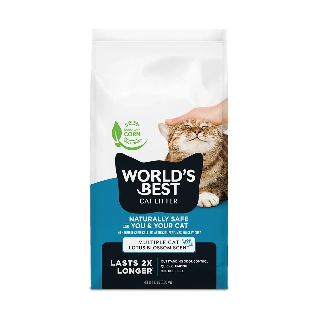 World's Best Cat Litter - Multiple Cat Lotus Blossom Scented