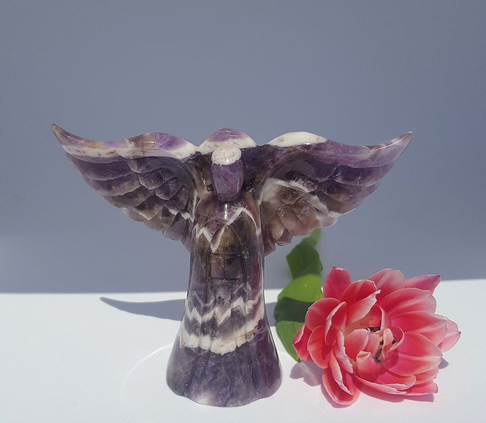 Thumbnail: Amethyst Cluster 4inch Angel- Strength & Intuition