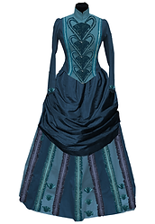 Anna Shirley's Digital Exploration of 1885 Dress