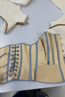 A close up of a Corset