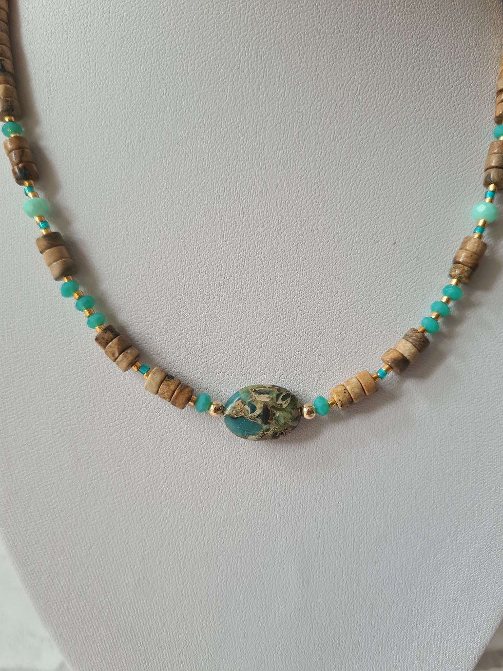 Miniature : Collier Jasmine marron