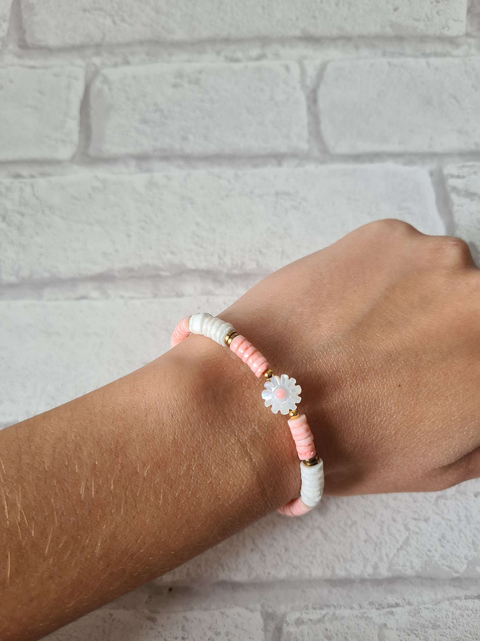 Miniature : Bracelet Perle rose