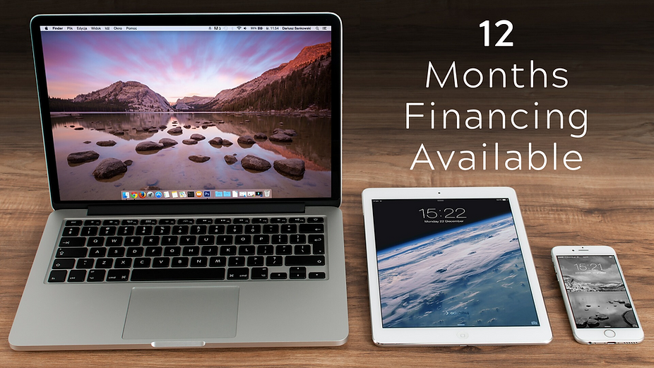 6 and 12 Month Financing available! Buy Now Pay Later! Make payments to upgrade your iPhone, Samsung Galaxy Phone, MacBook, and More!