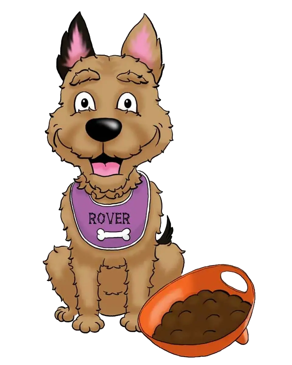 Character design for Rover, by Scotty's Cartoons