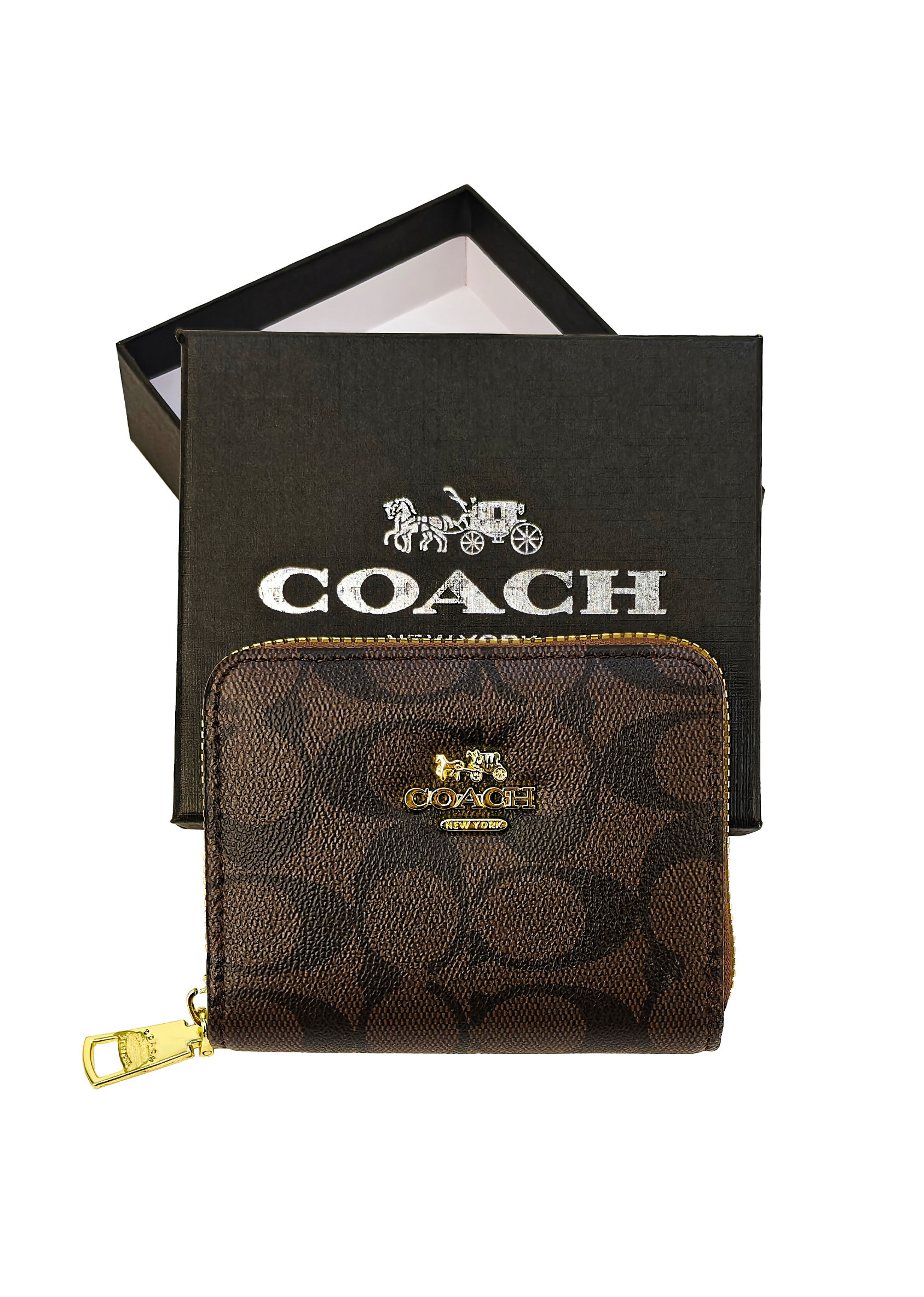 Signature Coach Canvas Wallet