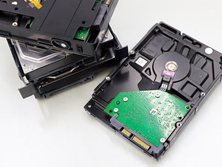 Internal hard drive removed from a computer during computer repair in Lebanon IN