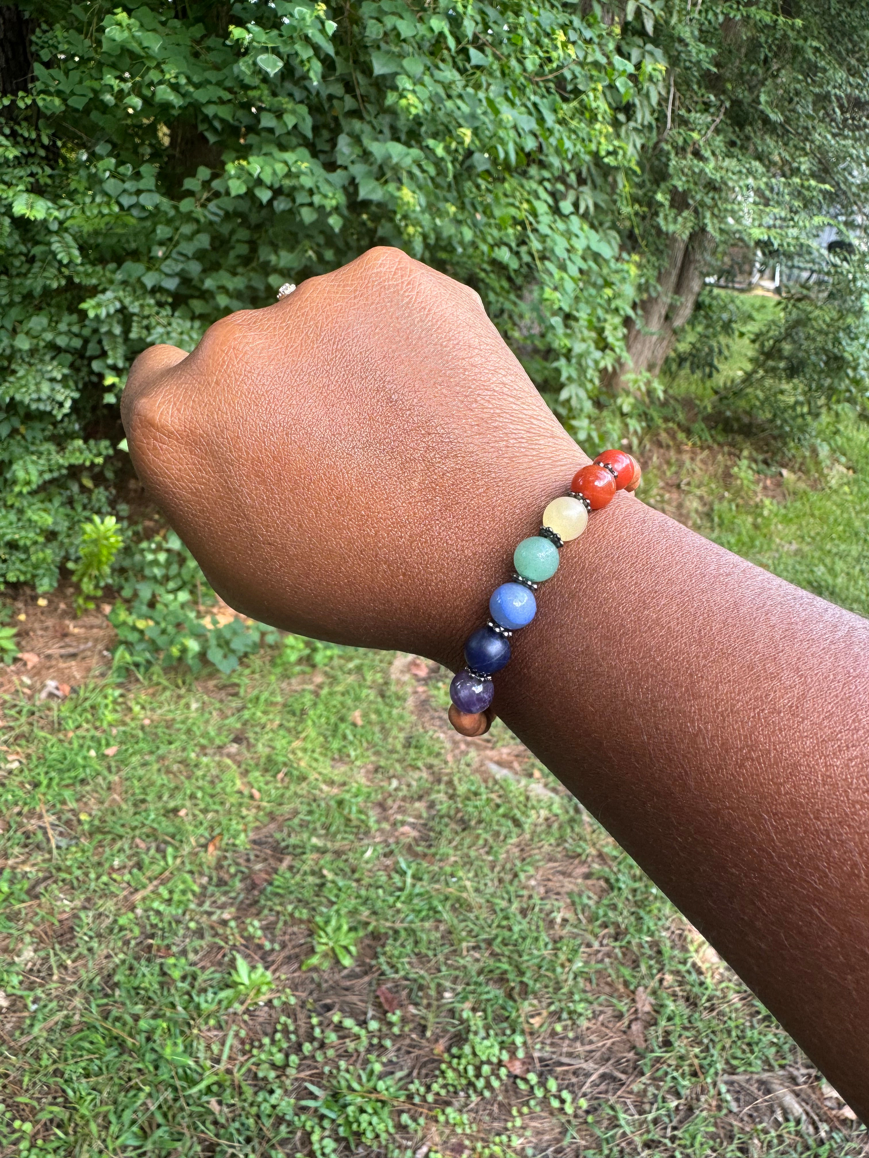 Wooden Chakra Bracelet