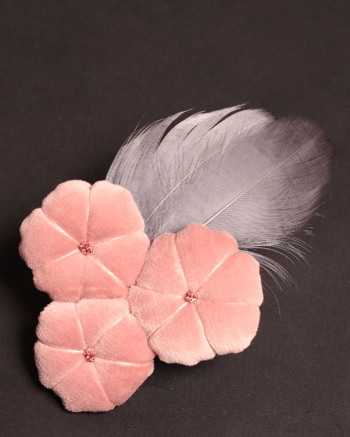 Miniature : Broche Velours - Bouquet PM, claire