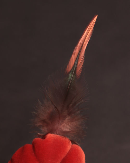 Miniature : Broche Velours - Fleur PM, les orangées