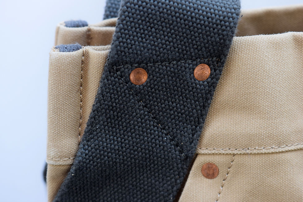 Thumbnail: Multi Pockets JP Canvas Tote Bag,Bag,Bags,Shoulderbag,canvas,vintage,Washcanvas,alternative country,alternativecountryjapan