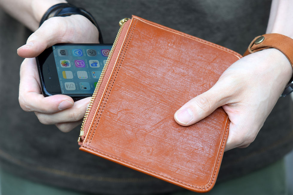 Thumbnail: Wax Leather Pouch S