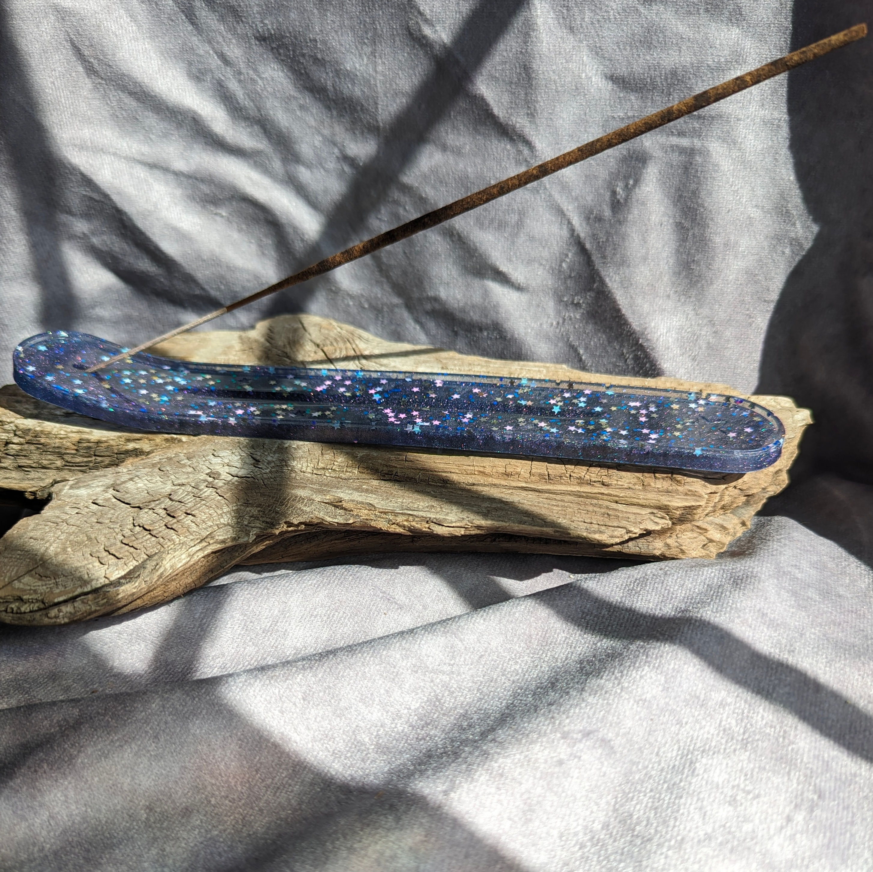 Handmade Galaxy Theme Resin Incense Tray 