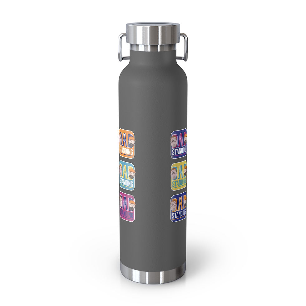 Thumbnail: 22oz Copper Vacuum Bottle — Pop Art Design
