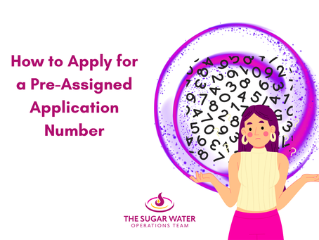 How to Apply for a Pre-Assigned Application Number