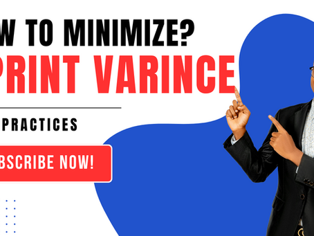 How to Minimize Sprint Variance in Agile Scrum
