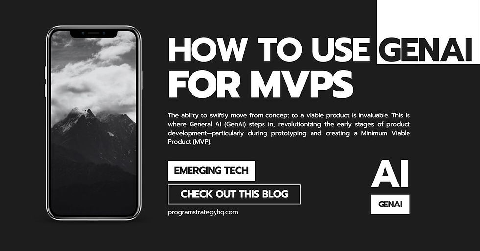 प्रोटोटाइपिंग और MVP के लिए GenAI का उपयोग कैसे करें