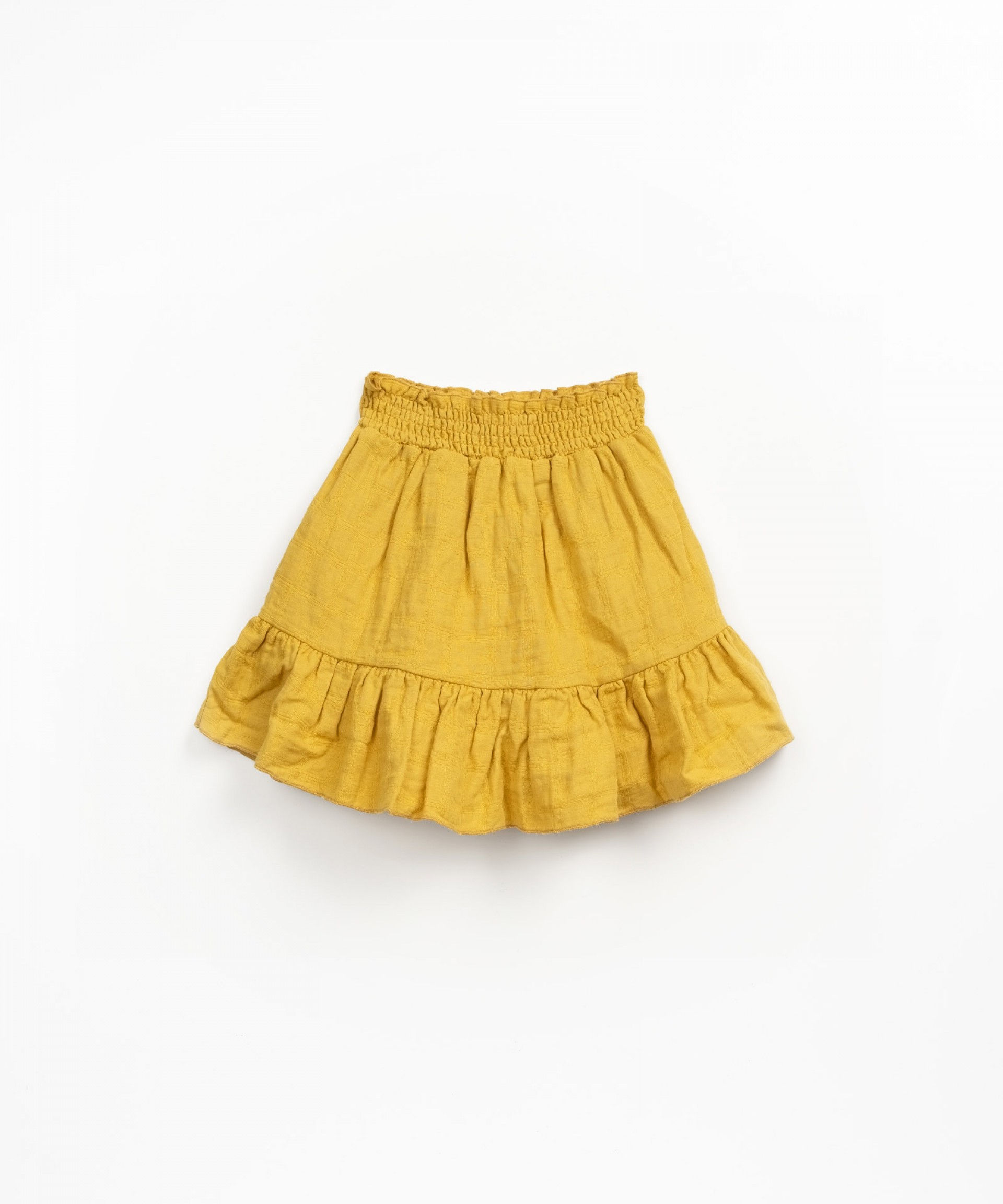 FALDA MIDI BAMBULA MOSTAZA