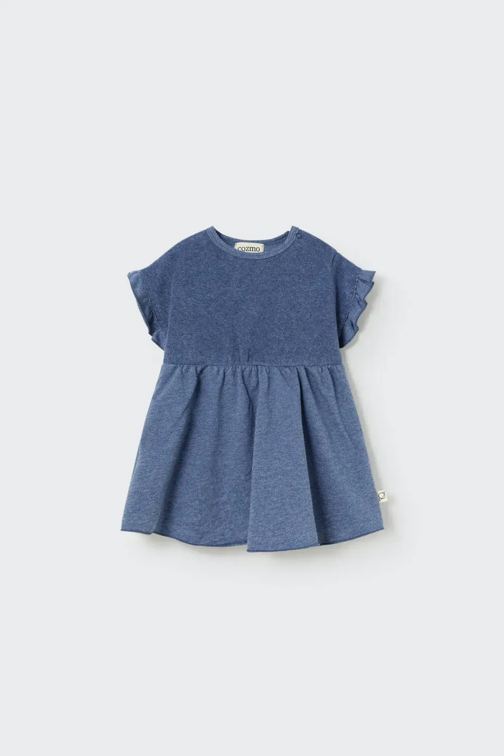 VESTIDO MIXTO TEJIDO TOALLA-ALGODÓN ORGÁNICO