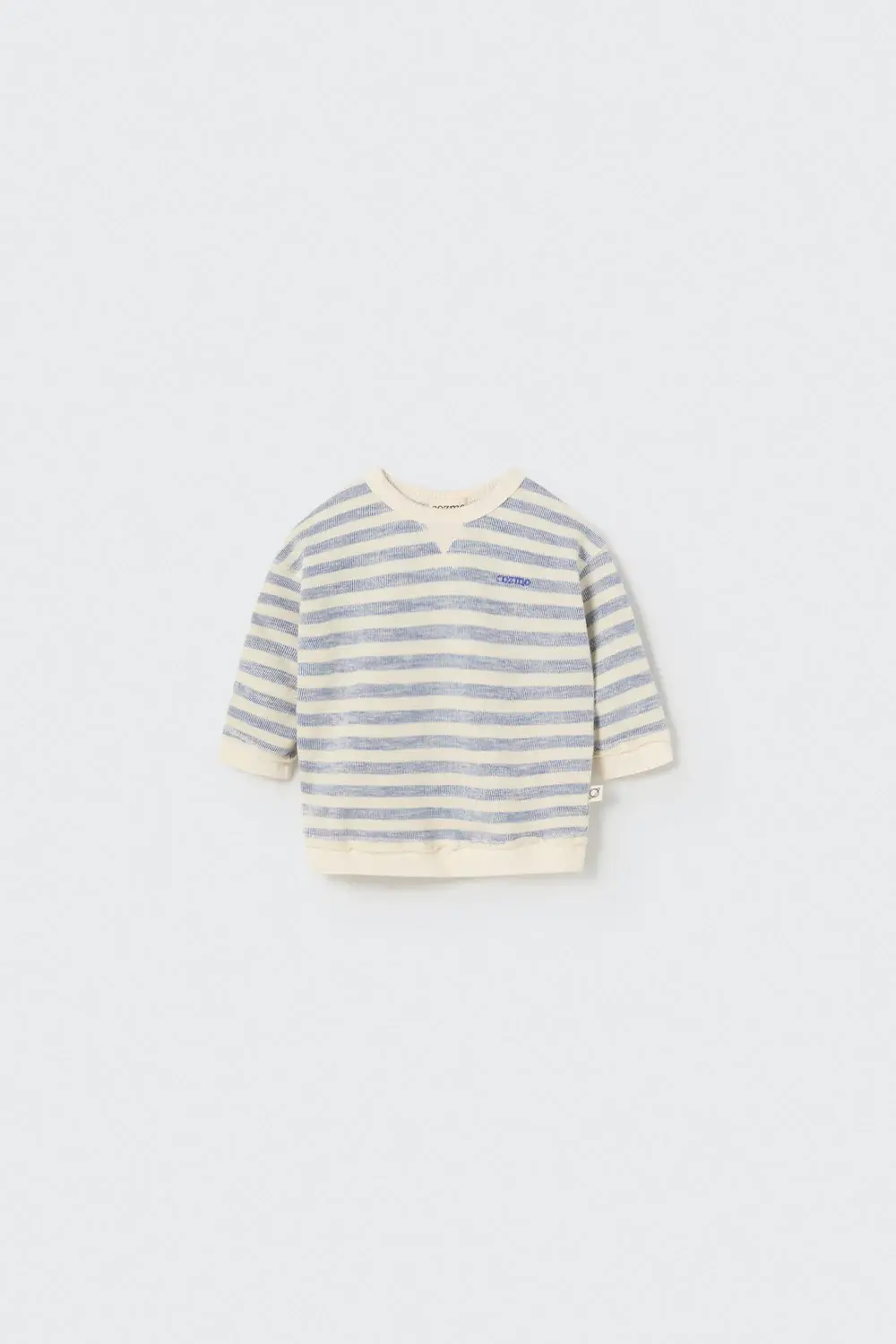 SUDADERA RAYAS AZULES