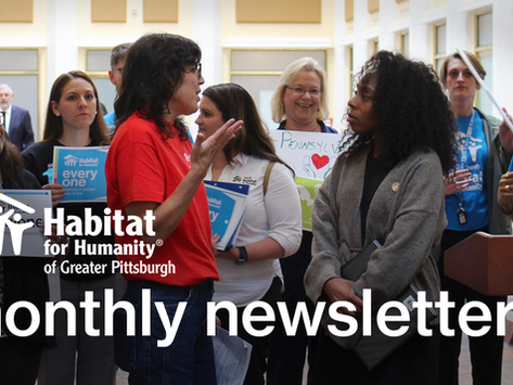 Habitat Pittsburgh Monthly Newsletter - June 2025