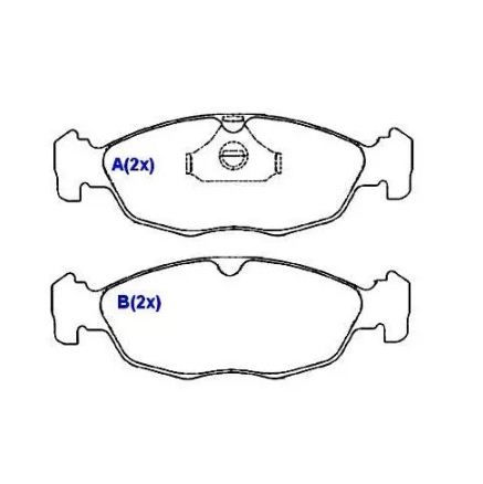 Miniatura: Pastilhas Freio Traseira S.T.L 1203