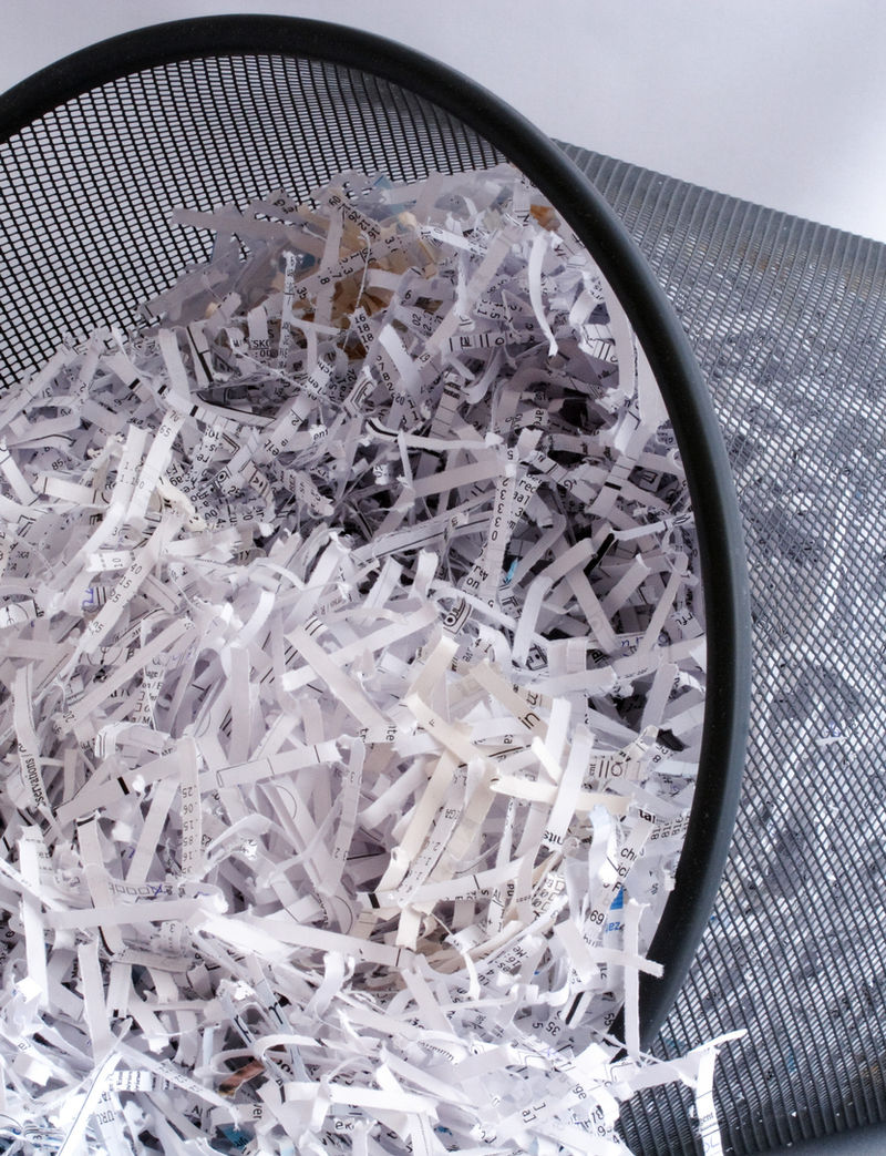 Confidential Shredding and Disposal 