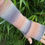 Thumbnail: Unisex Fawn Sparkle Long Fingerless Gloves Mittens