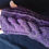 Thumbnail: Purple Tones Handmade Twist Knit Gloves