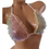 Thumbnail: LGBT Rainbow Glitter Sheer Mesh Ruffled Bikini Bra Panty Lingerie Set