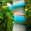 Thumbnail: Green Beige Gradient Handmade Fingerless Texting Gloves ArmWarmer