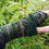 Thumbnail: Camouflage Handknit Multipatern Fingerless Gloves ArmWarmer