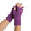 Thumbnail: Valentine’s Hand-Knit Fingerless Gloves | Pink Violet Knit Mittens