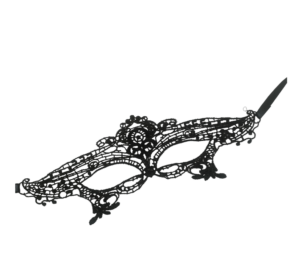 Venetian Black Lace Eye Mask Halloween Carnival Masquerade