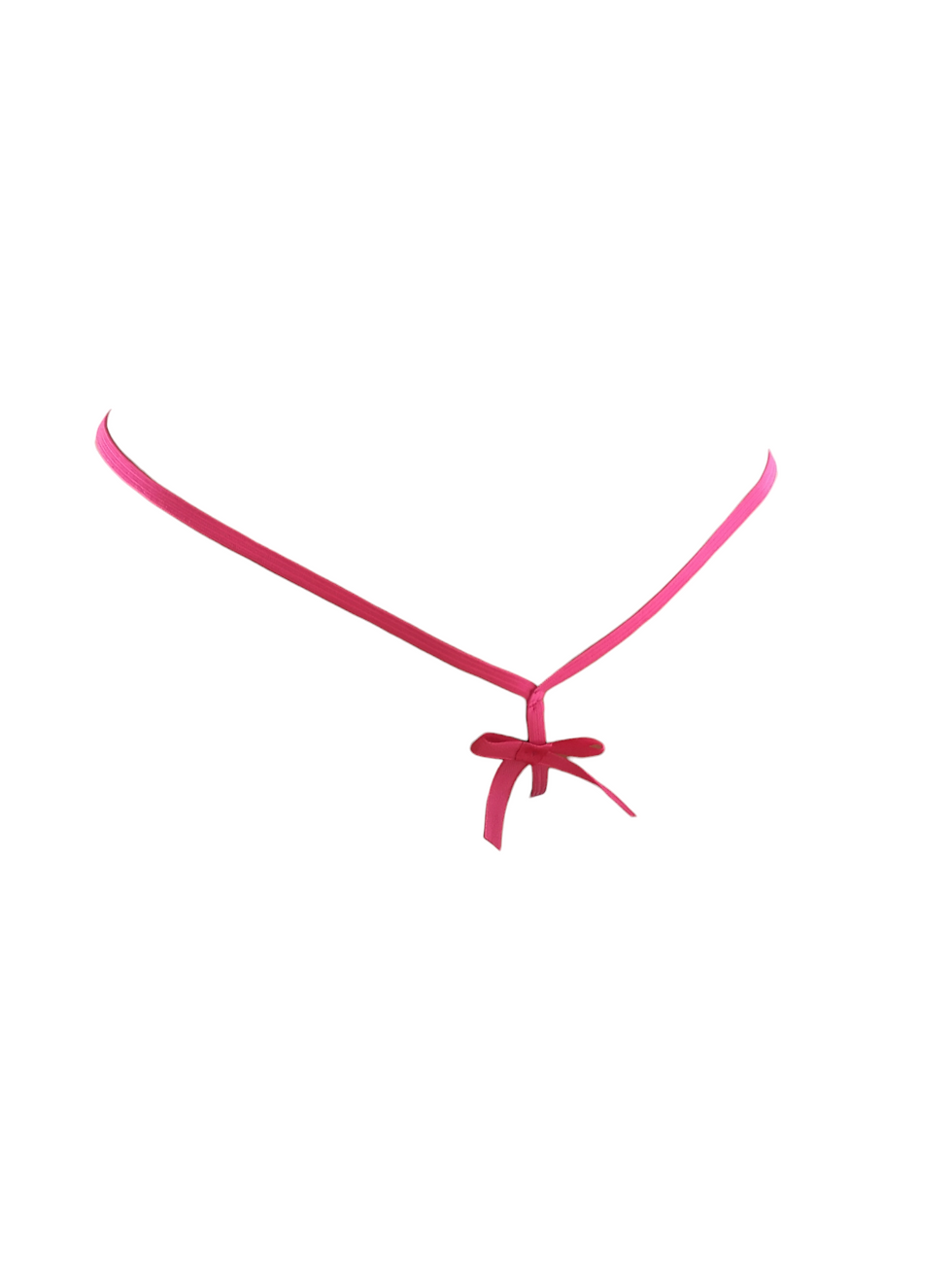 Thumbnail: Pink minimalist front and back bows underwear bottoms