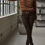 Thumbnail: Brown Multicolor Fuzzy Knit Pullover Sweater