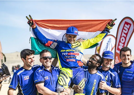 Aravind KP conquers Dakar 2019.