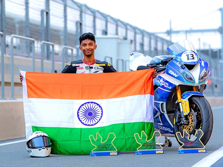 Emmanuel Rider Indian rider Johann Emmanuel wins QSTK600 championship in Qatar