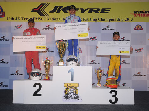 Champions crowned in the 10th JK Tyre-NRM karting Championship.