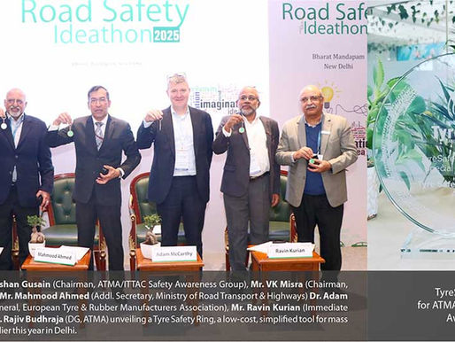 ATMA Receives International Honour for Tyre Safety Awareness