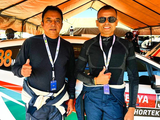 Podium for Naveen-Musa pair in WRC3 at Safari Rally Kenya