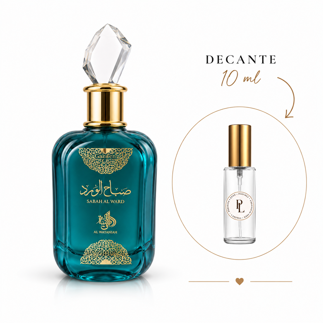 Decante 10ml AI Wataniah Sabah AI Ward Garden of Eden Eau de Parfum.