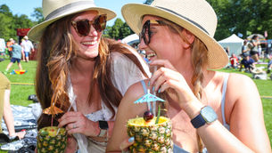 Pineapple cocktails at Foodies Festival